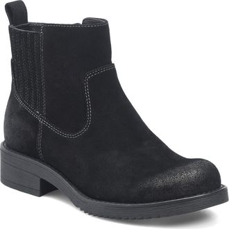 COMFORTIVA Claire Waterproof Bootie in Black Suede at Nordstrom, Size 7.5