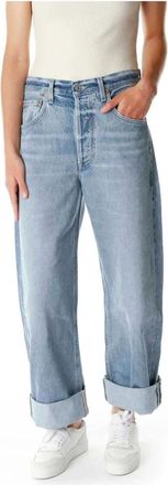 Citizens Of Humanity Straight Jeans - Dames - Loose Fit Jeans - Blauw - W31 - Jeans