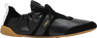 Chlo&eacute; Kick Sneaker - Dames - Sneakers - Zwart - 36 EU - Leer - Schoenen