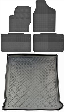 OEM Seat Alhambra I Van De 1995 A Mayo De 2006. Juego De Alfombrillas De Goma Para Coche Y Maletero