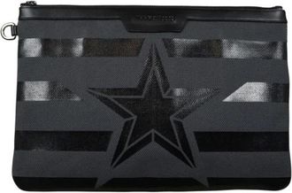 Jimmy Choo London Pre-owned Derek Clutch Bag - Heren - Vintage Clutch - Grijs - ONE Size - Vintage