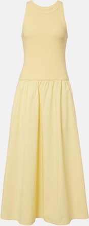 Velvet Romilly cotton-blend midi dress