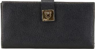 Ferragamo Pre-owned Wallets, female, Black, Size: ONE SIZE Pre-owned Leather wallets