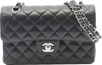 Chanel Borsa a spalla Double Flap matelass&eacute; - Nero