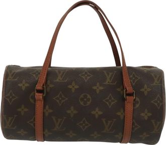 Louis Vuitton Papillon Handbag Monogram Canvas Brown Canvas Bag (Pre-Owned)
