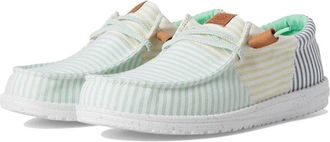 Hey Dude Wally Tri Nu Prep 43142-3ZG Mens Green Slip-On Comfort Shoes SHOP455