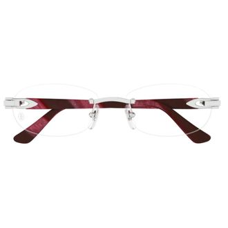 Cartier Ct0455Oj - unisex - Cartier - Glasses - Red - 52 MM - Accessories