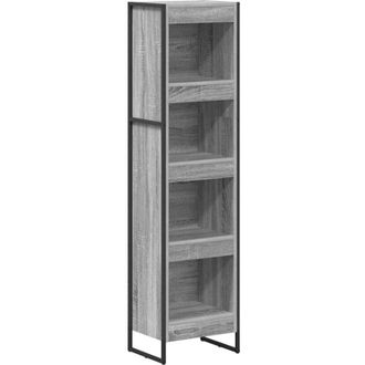 vidaXL Estanter&iacute;a Para Libros Gris Sonoma 80 X 30 X 155 Cm Vidaxl