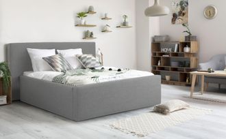 Inosign Polsterbett »Dalina« geradliniges Kopfteil, in 5 Breiten, auch in 220cm Länge