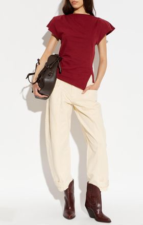 Isabel Marant Top Swbani, Womens, Burgundy