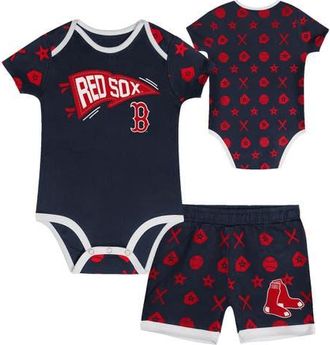 Outerstuff Infant Navy Boston Red Sox On Deck 2-Piece Diaper Cover Set at Nordstrom, Size 18M