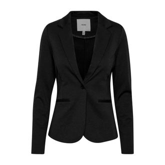 Ichi Elegante Giacca da completo con viscosa - - Jackets - Donna - Nero - 2XL