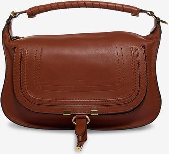 Chlo&eacute; Schultertasche aus Leder mit Ziern&auml;hten Marcie