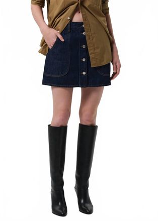 Citizens Of Humanity Curved Pocket Mini Skirt In Amherst