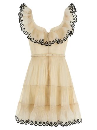Zimmermann Twisted Romance Dress - Cream