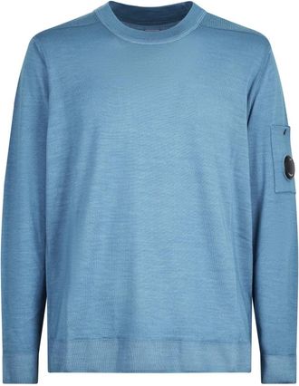 C.P. Company CP Company Sweaters - Heren - Ronde hals truien - Blauw - L - Truien & Vesten