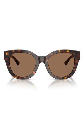 Jimmy Choo London 51mm Round Sunglasses in Havana/dark Brown at Nordstrom