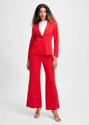 Isaac Mizrahi New York 3 Button Ponte Blazer