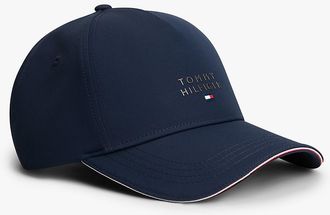 Tommy Hilfiger Mens Hilfiger Logo Baseball Cap - Blue