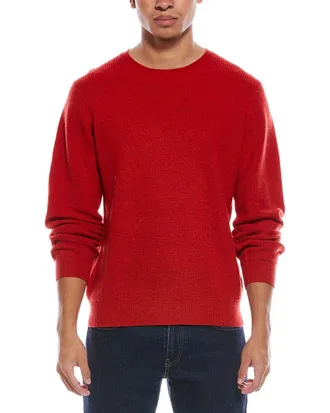 Brodie Moss Stitch Wool & Cashmere-Blend Crewneck Sweater