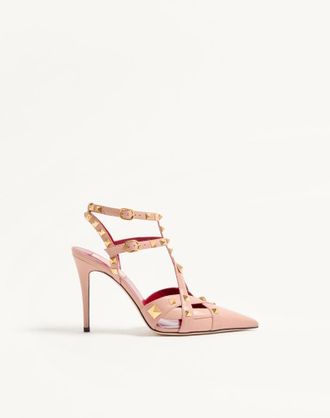Valentino Garavani D&eacute;collet&eacute; Studdy In Capretto 100Mm Donna ROSA 35.5