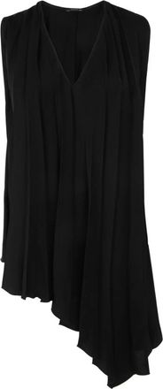 Joseph Dovehouse Blouse Satijnen Pliss&eacute; - Dames - Blouses - Zwart - M - Satijn - Overhemden