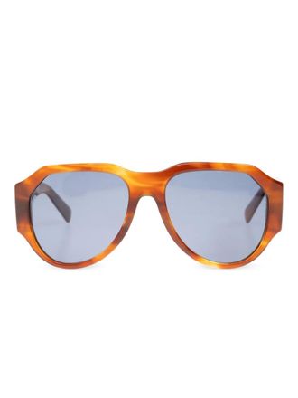 Dolce & Gabbana Eyewear Lusso Sartoriale sunglasses - Brown