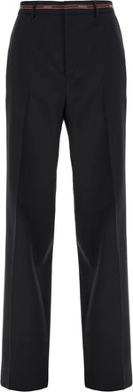 Gucci Stijlvolle Broeken voor Mannen en Vrouwen - Heren - Straight fit broeken - Blauw - S - Broeken