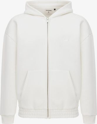Genti Monogram Zip Hoodie | Off-white