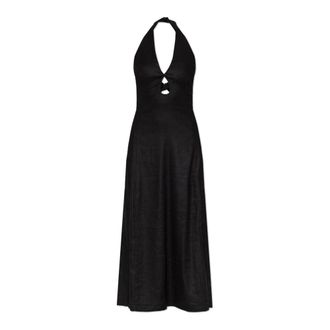 Cult Gaia Jurk Lianna - Dames - Casual kleedjes - Zwart - 3XS - Polyester - Kleedjes