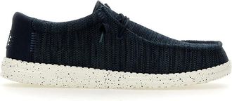 Hey Dude Schoenen, Heren, Blauw, 45 EU, Katoen, Wally Stretch Sox