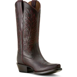 Ariat Bowman X Toe Cowboy Boot in Dark Cherry at Nordstrom Rack, Size 6.5