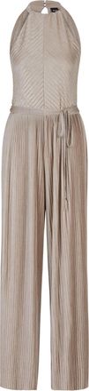 HUGO BOSS Dames/Dames Exuma Mouwloos Jumpsuit (Beige)