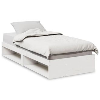 Berkfield Home Day Bed without Mattress White 80x200 cm Solid Wood Pine