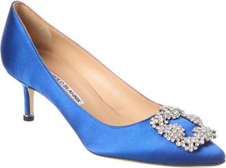 Manolo Blahnik Hangisi 50 Satin Pump