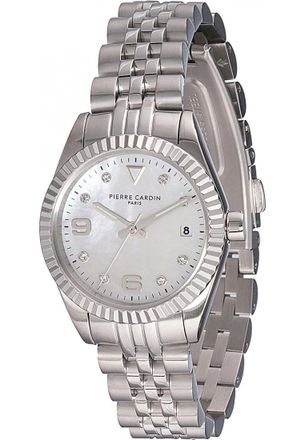Pierre Cardin Womens CF-1012-MS Ladies Watch - Silver - One Size