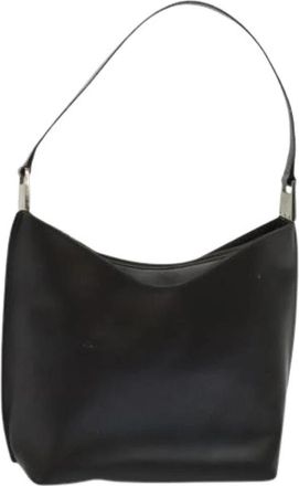 Gucci Pre-owned Leather gucci-bags - Dames - Vintage Schoudertas - Zwart - ONE Size - Leer - Vintage