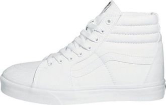 Vans Sneaker VANS SK8-Hi, Damen, Gr. 37, weiss (wei&szlig;), Textil, unifarben, Schuhe Sneaker, aus textilem Canvas-Material