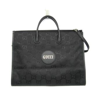 Gucci Pre-owned Canvas gucci-bags - unisex - Vintage Handtas - Zwart - ONE Size - Leer - Vintage