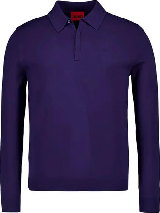 HUGO BOSS Polo a maniche lunghe - Viola