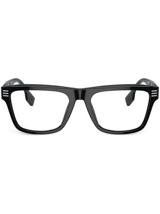 Burberry Sunglasses logo-print square-frame glasses - Black