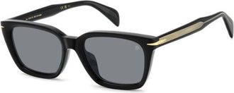 David Beckham DB 7135/F/S Asian Fit 2M2/IR Mens Sunglasses Black Size 55