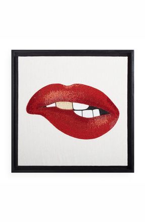 Jonathan Adler Bitten Beaded Wall Art in Red at Nordstrom, Size 24X24