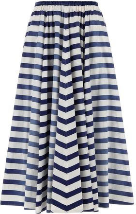 Prada Printed Poplin Skirt