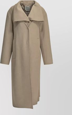 Sportmax virgin wool long single breasted coat