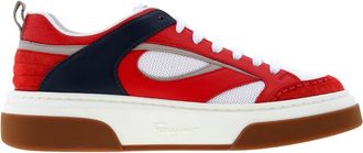 Ferragamo Cassina Low-Top Sneakers, Size 7