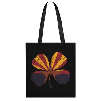 Generic Arizona Clovers Flag Womens Tote Casual Shopping Bag Lightweight Shoulder Bags Hobos Handbag for Work Travel Daily 35x40cm