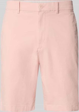 Tommy Hilfiger Regular Fit Bermudas aus Baumwoll-Mix in Rosa, Gr&ouml;&szlig;e 30