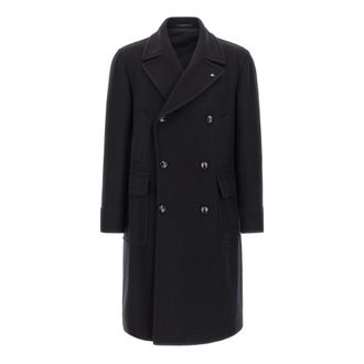 Tagliatore Sherry Coat - Heren - Mantel - Blauw - L - Wol - Jassen