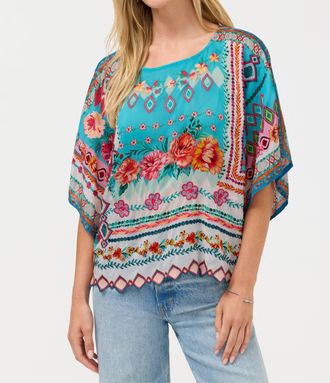 Johnny Was Mabi Blouse In Renata Scarf
